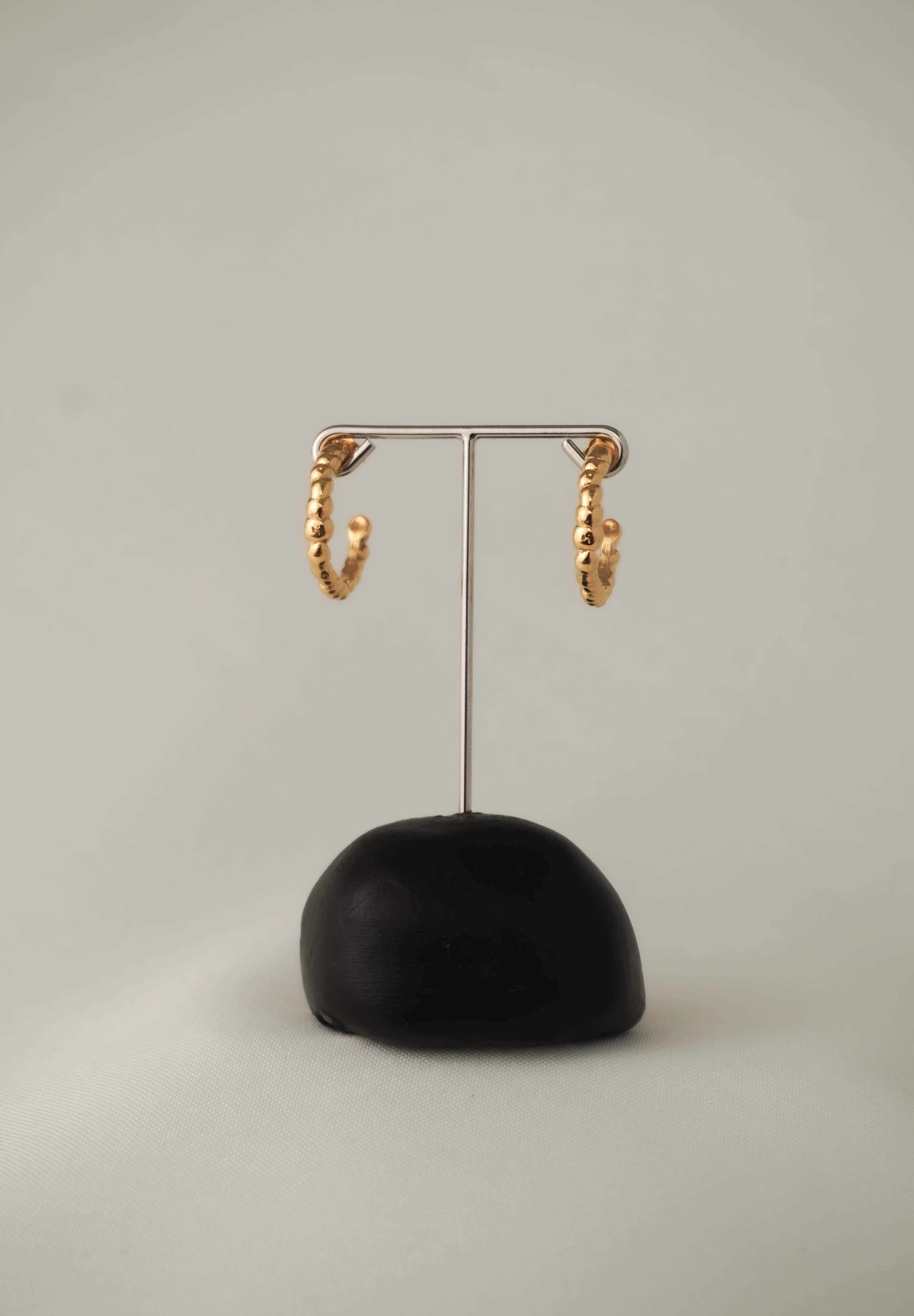 Bubbles Hoop earrings in gold – smelt