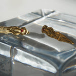 Comet earrings in gold – smelt
