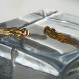 Comet earrings in gold – smelt