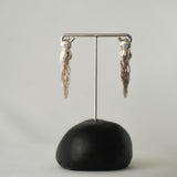 Comet earrings in silver – smelt