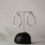 Orbit earrings in silver – smelt