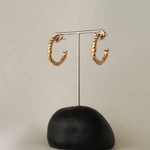 Bubbles Hoop earrings in gold – smelt
