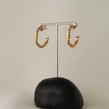 Bubbles Hoop earrings in gold – smelt