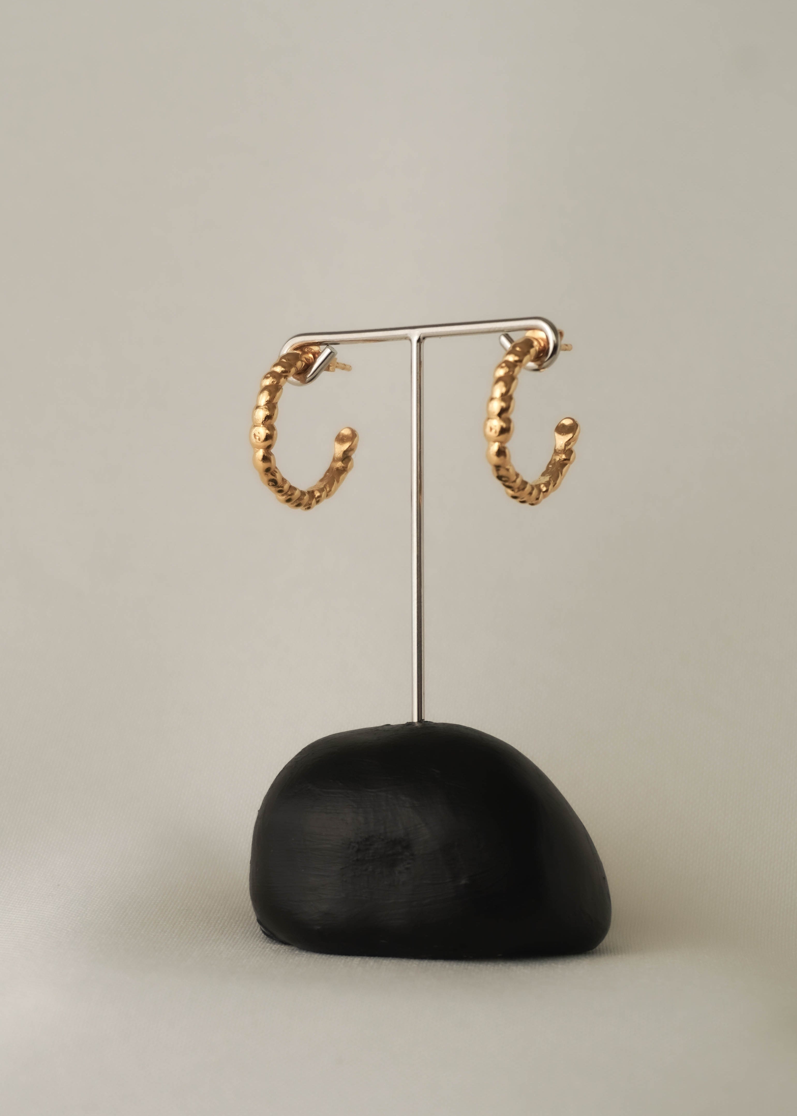 Bubbles Hoop earrings in gold – smelt
