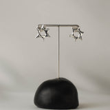 Howdy earrings in silver – smelt