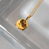Mercury necklace in gold – smelt