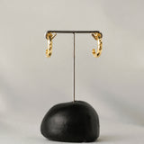 New Moon earrings in gold – smelt
