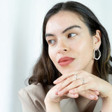 Orbit earrings in silver – smelt