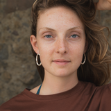 Orbit earrings in silver – smelt