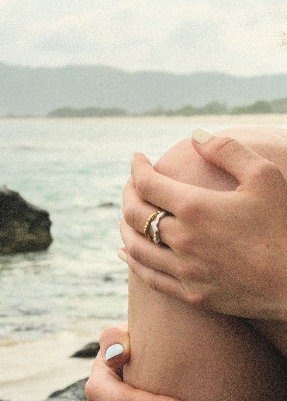 Bubbles Ring ring in silver – smelt