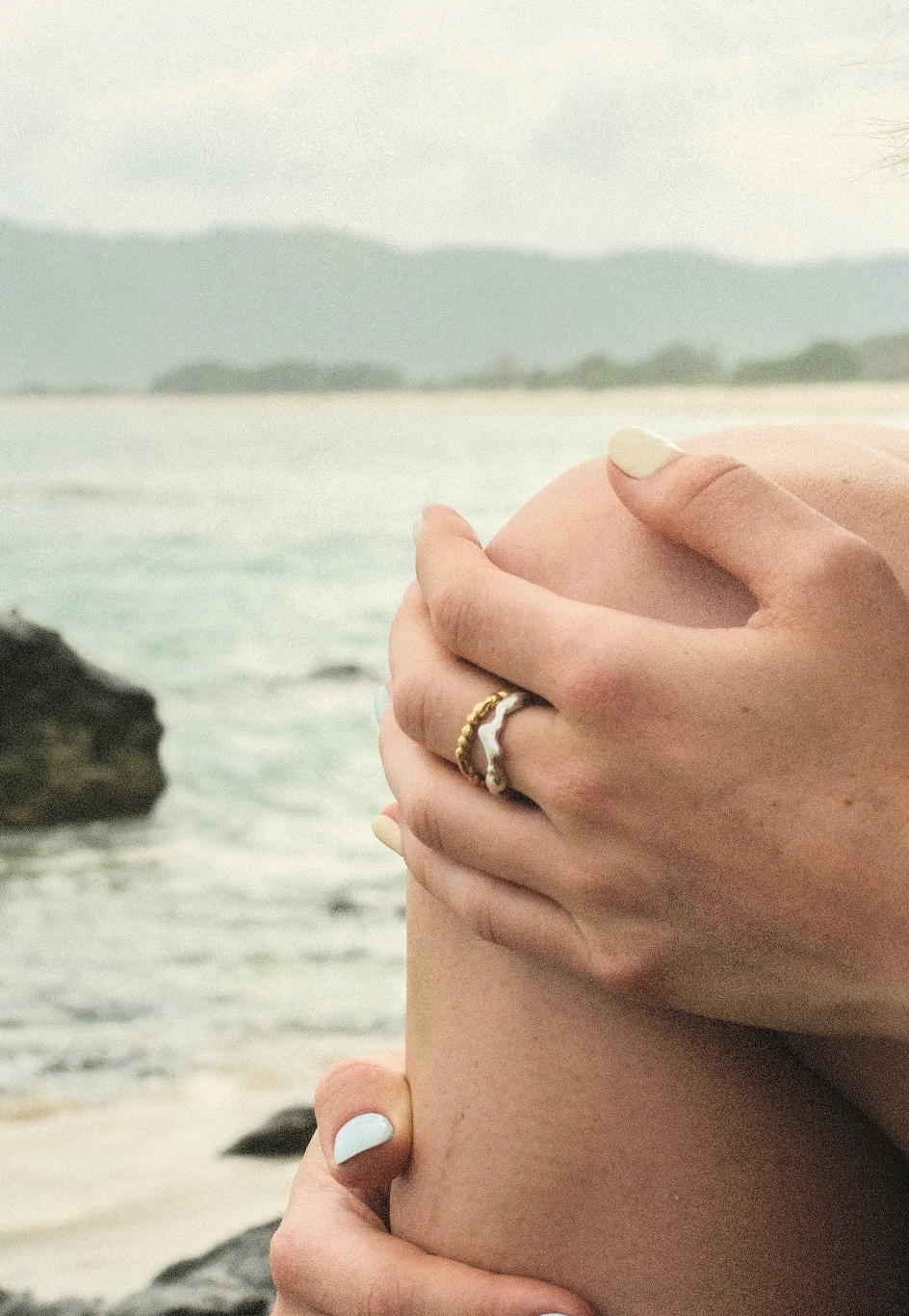 Bubbles Ring ring in silver – smelt