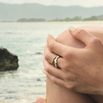 Bubbles Ring ring in silver – smelt