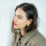 Writer's Block earrings in gold – smelt